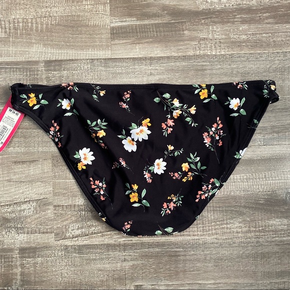 Xhilaration Junior’s Floral Tab Hipster Bikini Bottom Medium (4-6) NEW 2/$10 - Picture 2 of 3